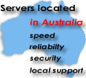 Web servers located in Australia